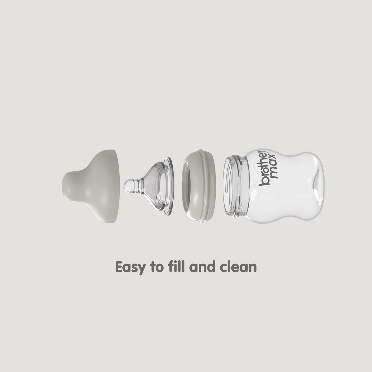 Extra-wide neck Feeding Bottle 160ml/5oz