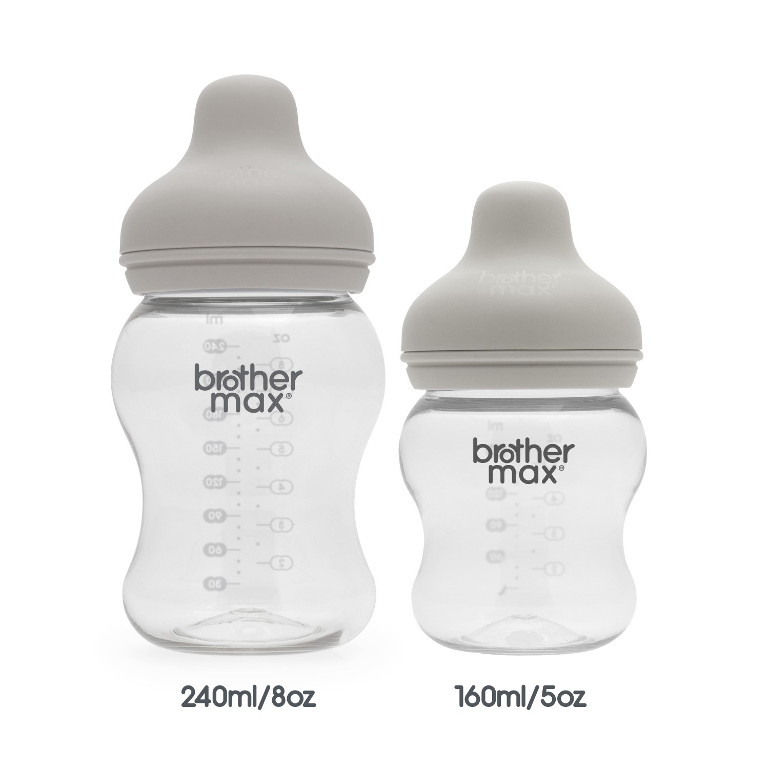 240ml/ 8oz Baby Water Bottle with Straw Wide Mouth Milk Feeding